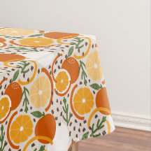 Modernt Citrusfrukt Konfetti Sommar Retro Kök
