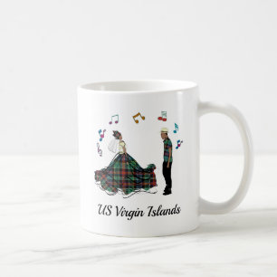Modernt elegantt brudbrudgumbröllop kaffemugg