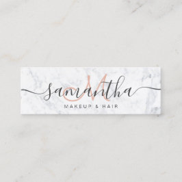 Modernt elegantt moderiktigt hår för mini visitkort