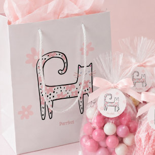 Modernt fantasifullt rosa kattparty