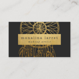 Modernt Fauxguld omkullkastar bohemdrömstopparen Visitkort