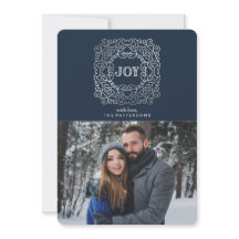 Modernt för helgdagfoto för glädje | kort