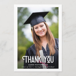 Modernt för studentenfoto för vit | tack