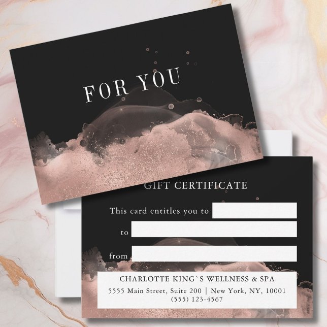 MODERNT FÖRETAGSGAVOKORT (BUSINESS GIFT CERTIFICATE| for you, modern & Trends. Perfect for Beauty, Nails, Lashes, Make-up Arti)