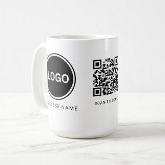 Modernt företagslogotyp kaffemugg