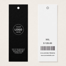 Modernt företagslogotyp streckkod Prislappar Butik Litet Visitkort