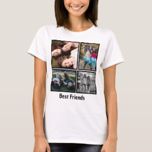 Modernt foto på bästa vänners present t shirt
