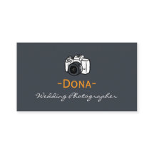 Modernt Fotografi Affärs Kort med Ren Layout