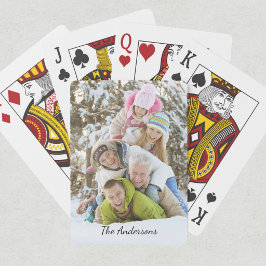 Modernt fotonamn casinokort