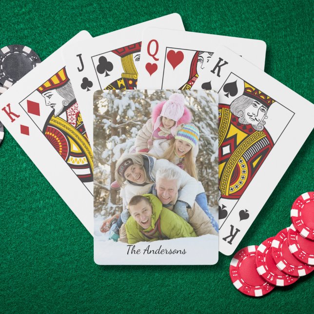 Modernt fotonamn  casinokort (Skapare uppladdad)