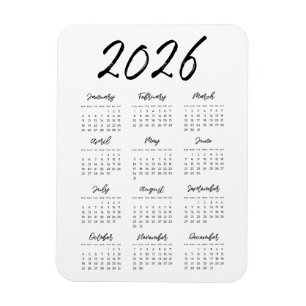 Modernt fullt 2023 magnet