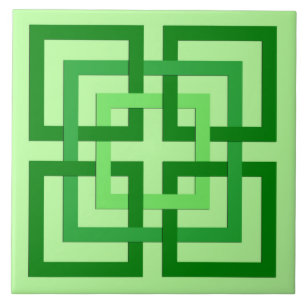 Modernt geometriskt kvadrerar, Mintgrönt och Kakelplatta