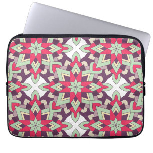 Modernt geometriskt mönster – Minimal färg Laptop Fodral