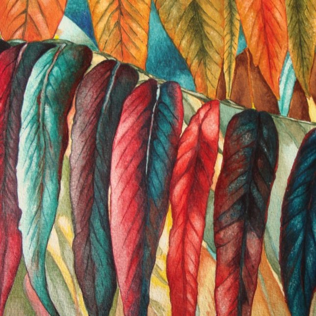 modernt i bild vid hösten löv färg pussel (Skapare uppladdad)