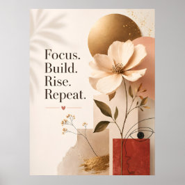 Modernt Inspirerande Citattryck Poster