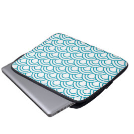 Modernt Japanskt Geometriskt Mönster Laptop Fodral