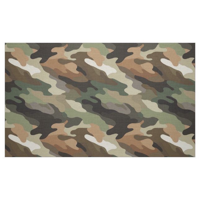 Modernt kamouflagemönster Stilfullt tygdesign Tyg (Fat Quarter)