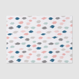 Modernt klottrar silkespapperpapper (rosablått)