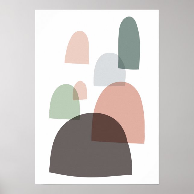 Modernt konst poster under medelårhundradet (Framsidan)