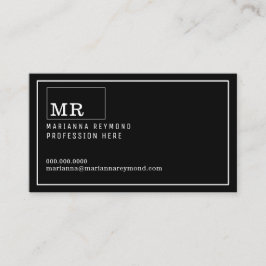 modernt kontaktkort för introduktion, yrke, visitkort