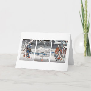 Modernt kort för Genji Triptychhälsning