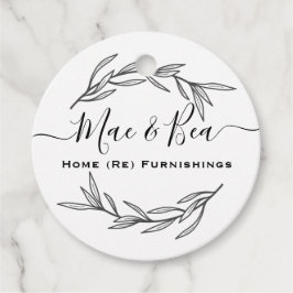 Modernt lagerbladsetikett gåvor etiketter