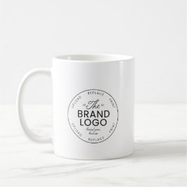 Modernt Lägg Till Din Varumärkeslogodesign  Kaffemugg