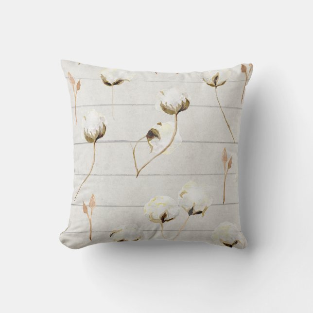 Modernt lantligt Shiplap för Kudde (Framsida)