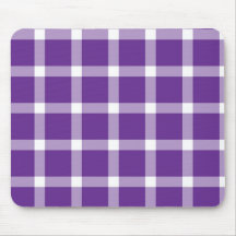 Modernt lila och vitt rutigt gingham-mönster