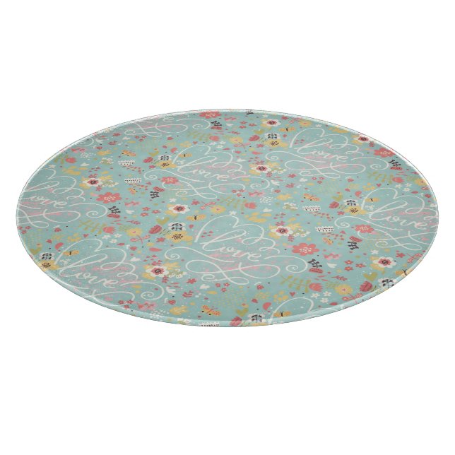 Modernt ljust romantiskt mönster (Hörn)