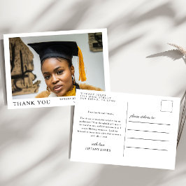 Modernt manus 3 bilder Tack för tacksamhet efter e Vykort