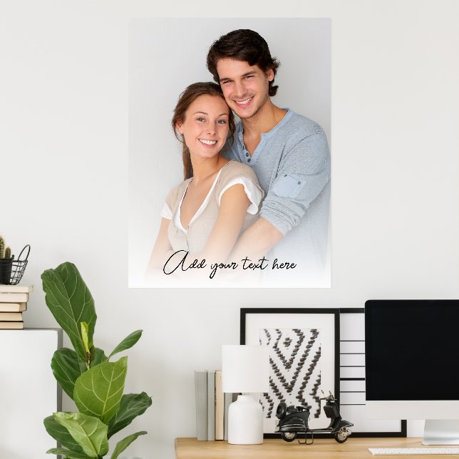 Modernt manus parfoto  poster (Hemmakontoret)
