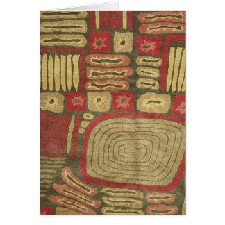 Modernt mattakort hälsningskort