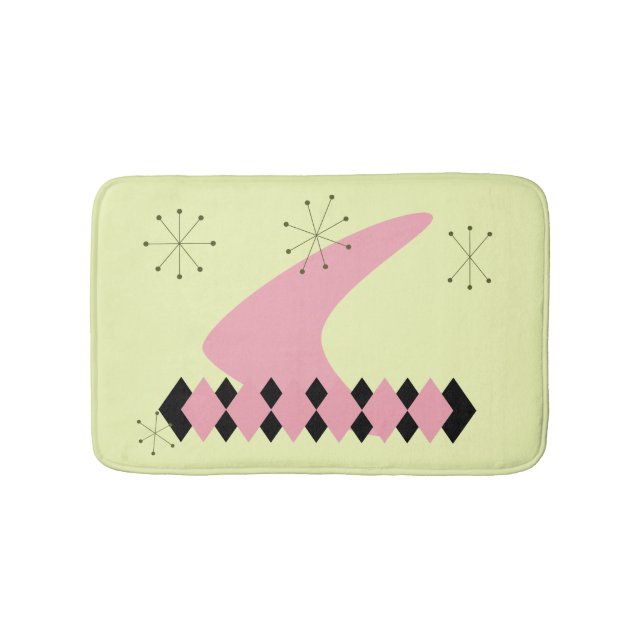 Modernt mitt- århundrade badrumsmatta (Framsidan)