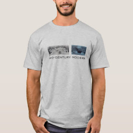 modernt Mitt--århundrade T-shirt