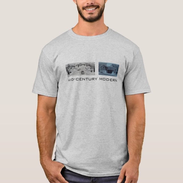 modernt Mitt--århundrade T-shirt (Framsida)
