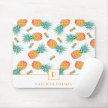 Modernt monogram ananas fruktmönster