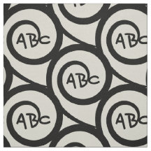 Modernt mönster för grafittiMonogramspiral
