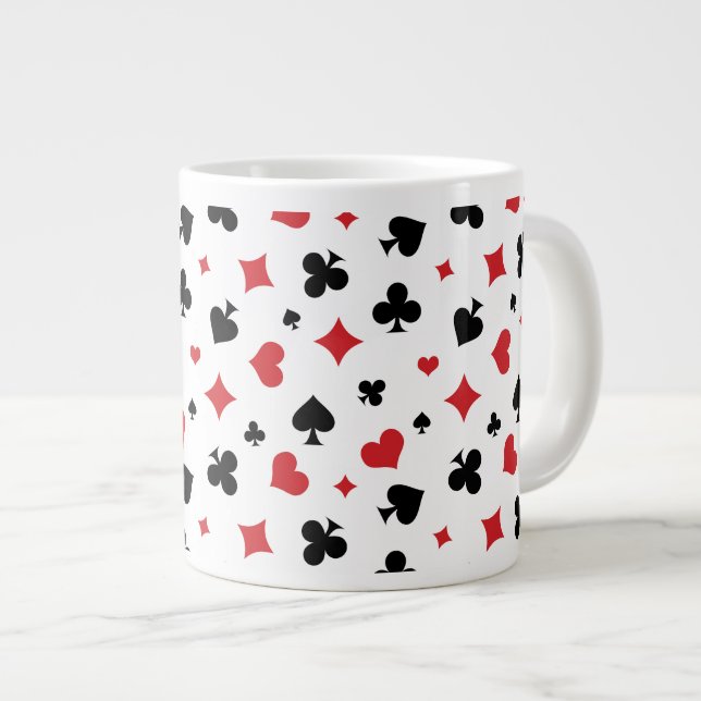 Modernt Mönster för Spelfärger Jumbo Mugg (Framsida höger)