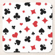 Modernt mönster för spelkortsfärger