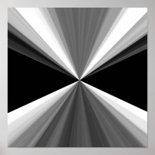 Modernt mönster för trianglar för abstraktsvartvit poster