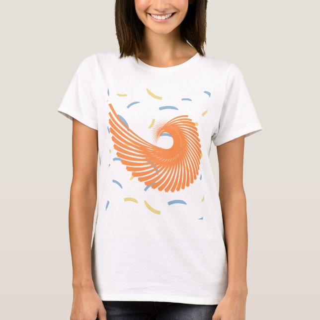 Modernt Mönster  T Shirt (Framsida)