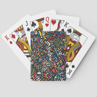 Modernt mönstrat abstrakt casinokort