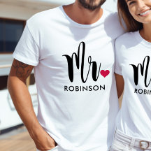 Modernt Mr Kalligrafi Hjärtmonogram
