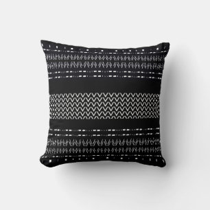 Modernt Mudcloth mönster Kudde