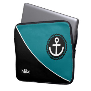 Modernt nautiskt laptop fodral