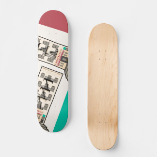 Modernt New York Artwork Artwork Mini Skateboard Bräda 18,5 Cm