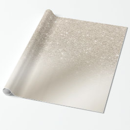 modernt pärlgryn av elfenbensomber i glitter presentpapper
