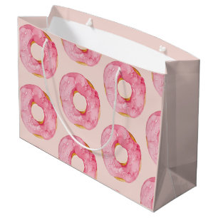 Modernt Pastell Rosa Vattenfärg Munkar Mönster
