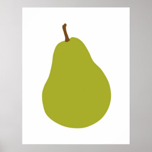 Modernt Peartryck för ditt kök eller hem Poster